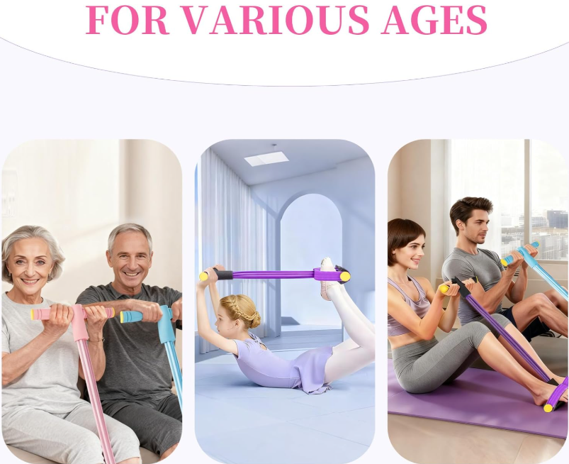 Multi-Functional Pedal Resistance Band